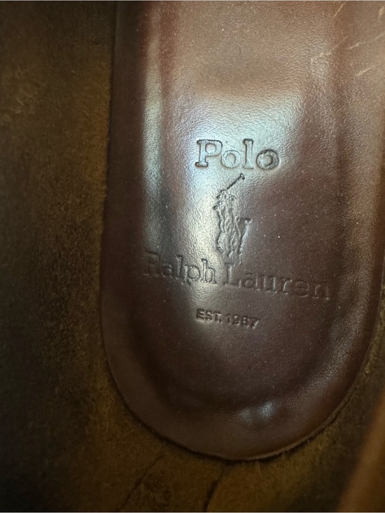 Polo Ralph Lauren Vintage Brown Leather Penny Loafers Luxu Classic Mens Size 10